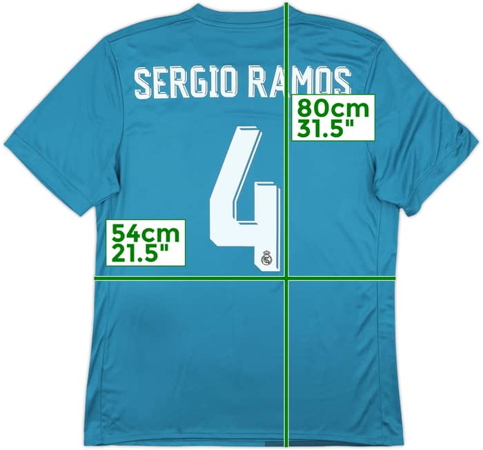 2017-18 Real Madrid Away Shirt Sergio Ramos #4 (L)