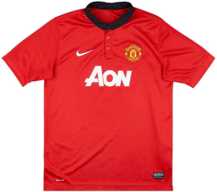 2013-14 Manchester United Home Shirt Rooney #10 - 8/10 - (XL.Boys)