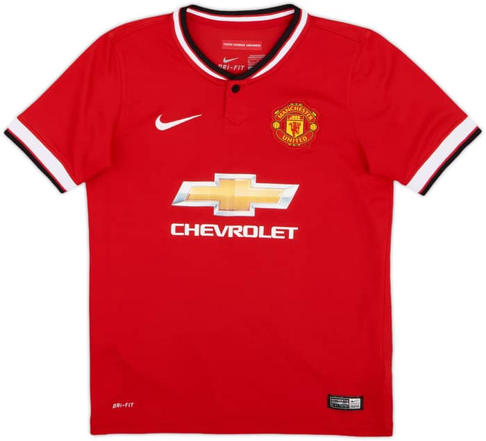 2014-15 Manchester United Home Shirt v.Persie #20 - 8/10 - (M.Boys)