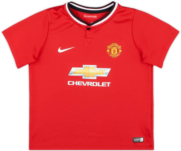 2014-15 Manchester United Home Shirt Rooney #10 - 10/10 - (7-8 Years)