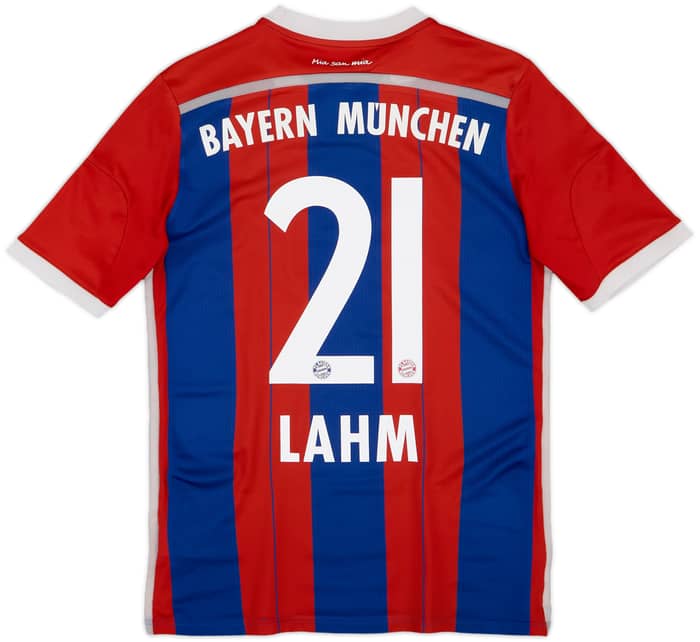 2014-15 Bayern Munich Home Shirt Lahm #21 - 6/10 - (XL.Boys)