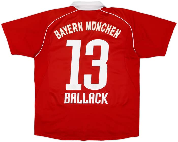 2005-06 Bayern Munich Home Shirt Ballack #13 - 6/10 - (XL.Boys)
