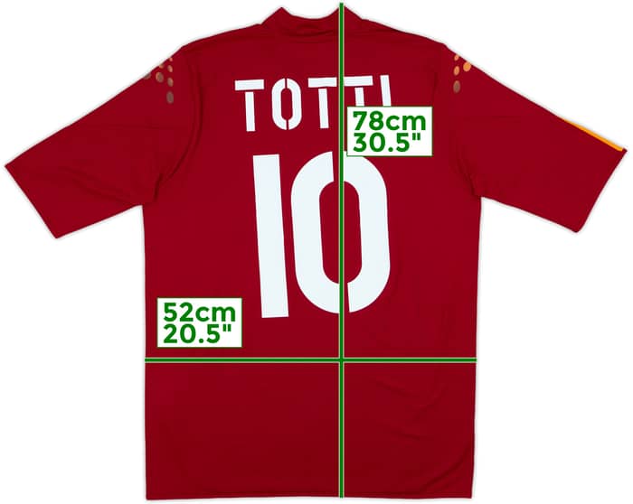 2004-05 Roma Home Shirt Totti #10 (L)