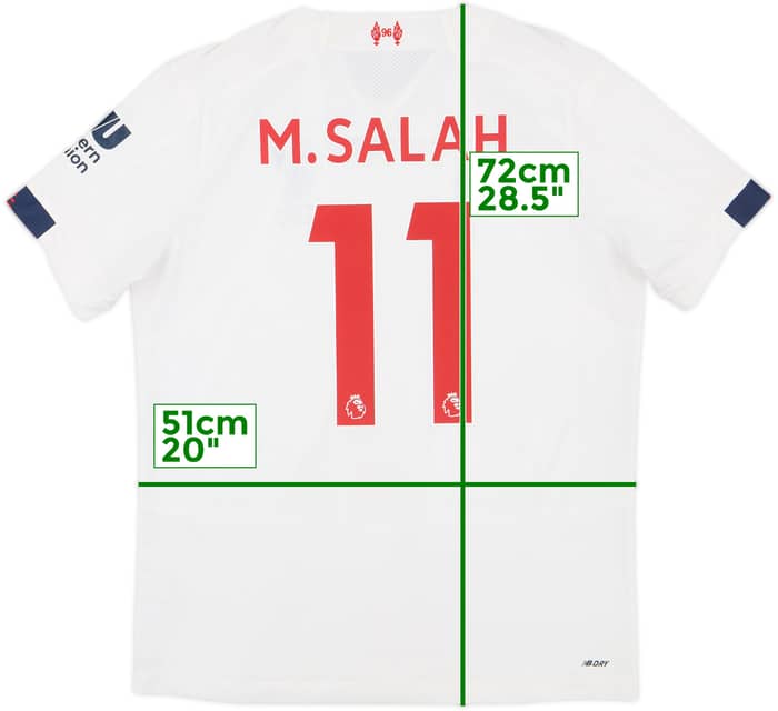 2019-20 Liverpool Away Shirt M.Salah #11 - 7/10 - (M)