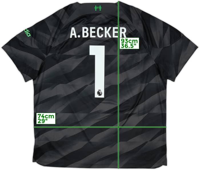 2023-24 Liverpool GK Shirt A.Becker #1 - 10/10 - (XXL)