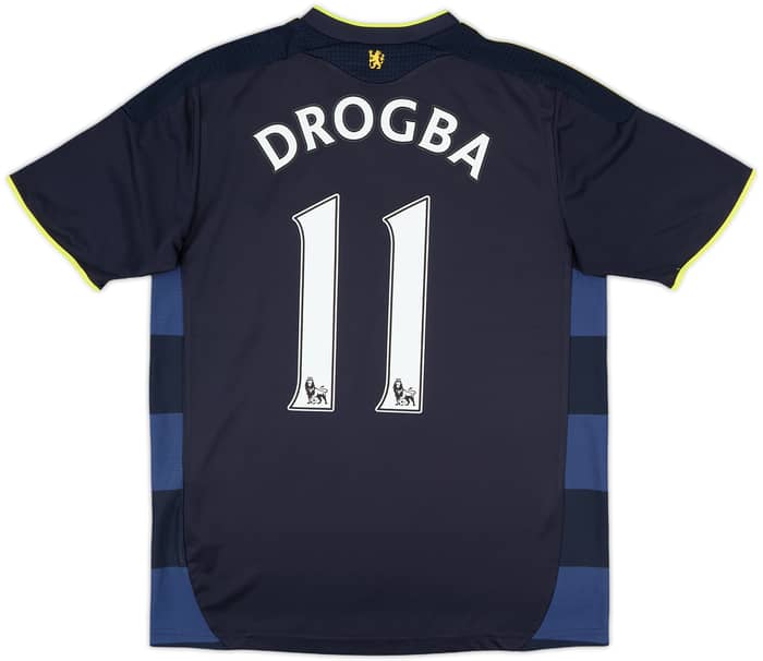 2009-10 Chelsea Away Shirt Drogba #11 - 7/10 - (XL.Boys)