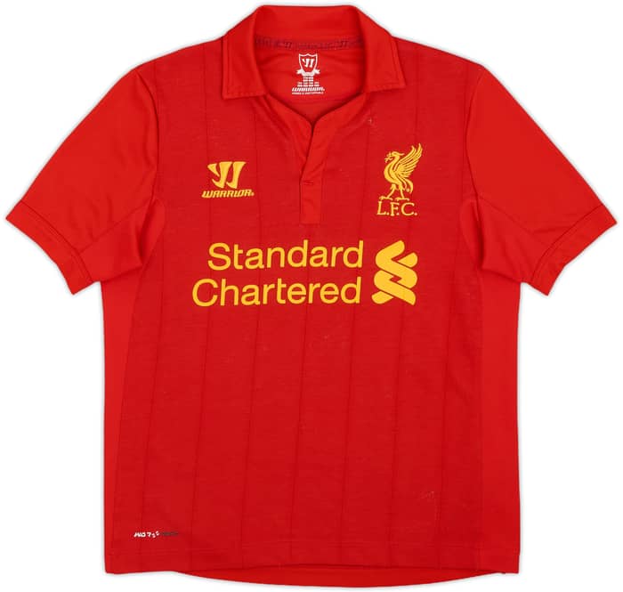 2012-13 Liverpool Home Shirt Gerrard #8 - 9/10 - (4-5 Years)