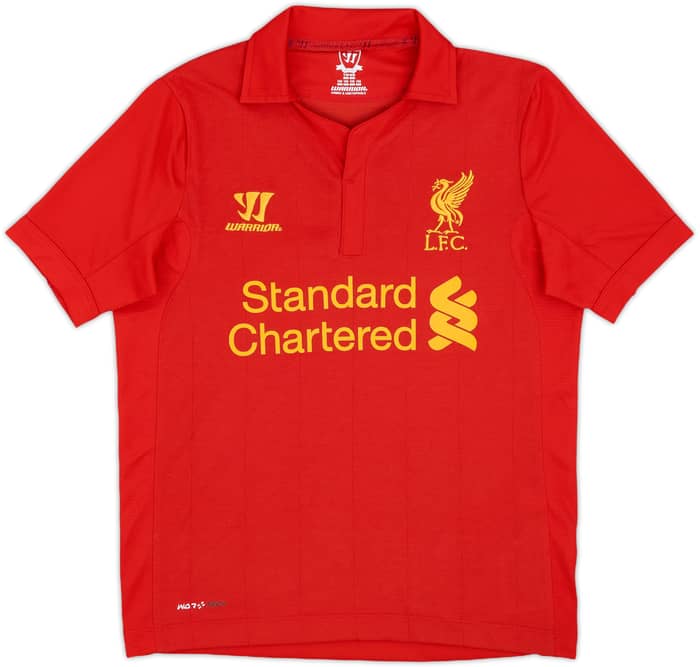 2012-13 Liverpool Home Shirt Suarez #7 - 9/10 - (M.Boys)