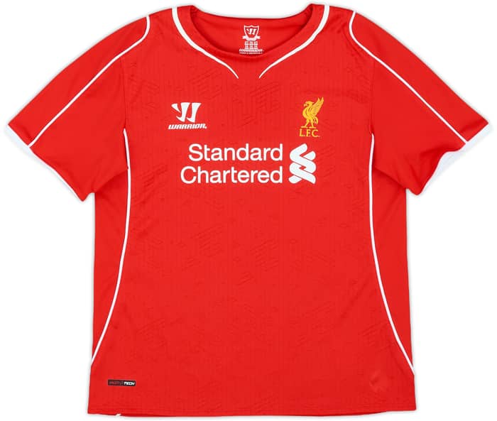2014-15 Liverpool Home Shirt Gerrard #8 - 9/10 - (S.Boys)