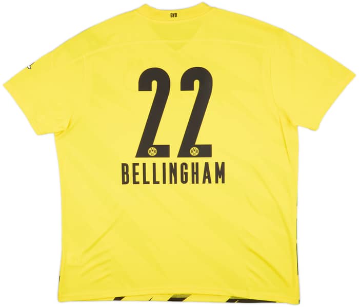 2020-21 Borussia Dortmund Home Shirt Bellingham #22 (3XL)