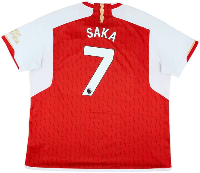 2023-24 Arsenal Home Shirt Saka #7 - 8/10 - (3XL)