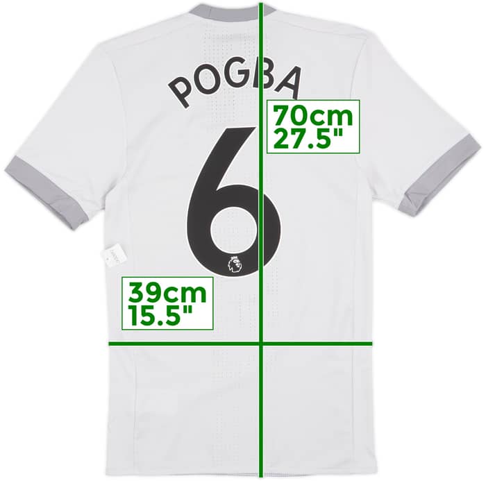 2017-18 Manchester United Authentic Third Shirt Pogba #6 (XS)