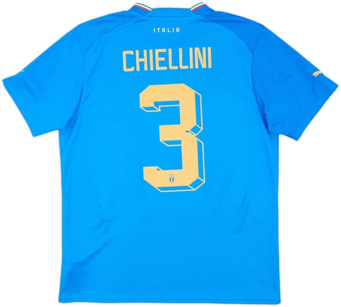 2022-23 Italy Home Shirt Chiellini #3 - 10/10 - (L)