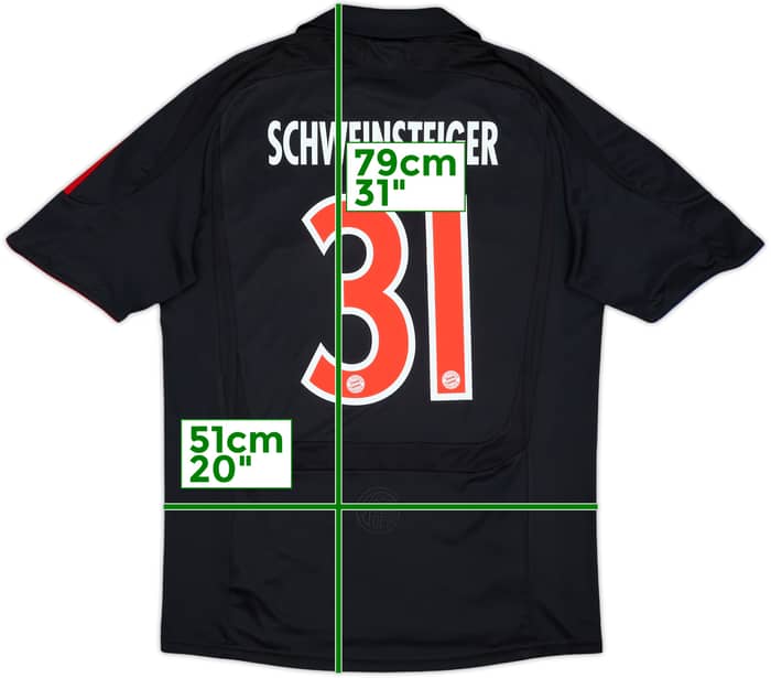 2007-08 Bayern Munich Third Shirt Schweinsteiger #31 - 8/10 - (M)