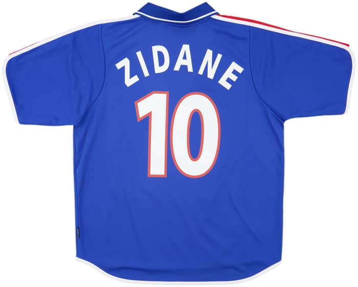 2000-02 France Home Shirt Zidane #10 - 8/10 - (XL)