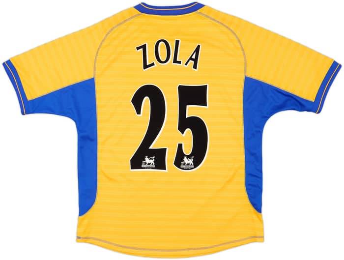 2000-01 Chelsea Away Shirt Zola #25 - 8/10 - (M)