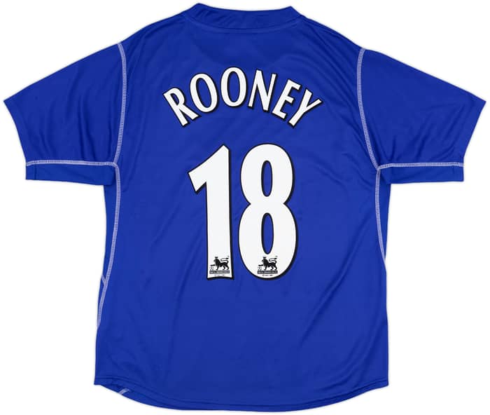 2002-03 Everton Home Shirt Rooney #18 - 6/10 - (XL)