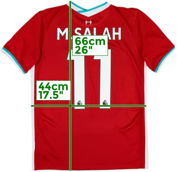 2020-21 Liverpool Home Shirt M.Salah #11 - 7/10 - (XL.Boys)