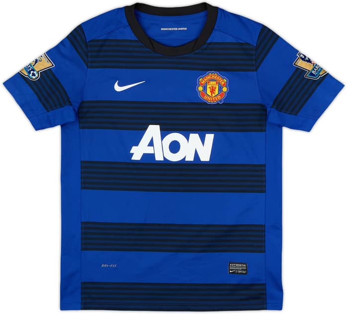 2011-13 Manchester United Away Shirt Scholes #22 - 8/10 - (L.Boys)