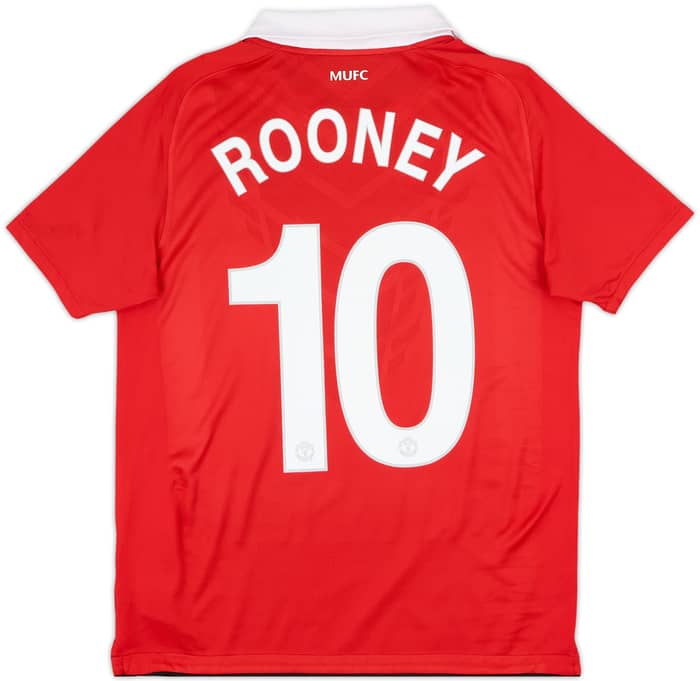 2011-12 Manchester United Home Shirt Rooney #10 - 8/10 - (XL.Boys)
