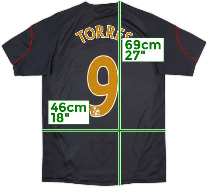 2009-10 Liverpool Away Shirt Torres #9 - 7/10 - (L.Boys)