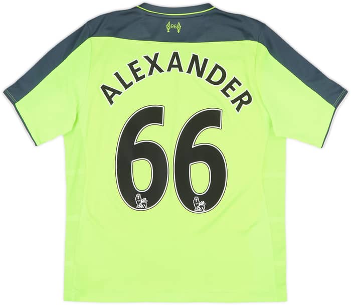 2016-17 Liverpool Third Shirt Alexander #66 - 7/10 - (XL.Boys)