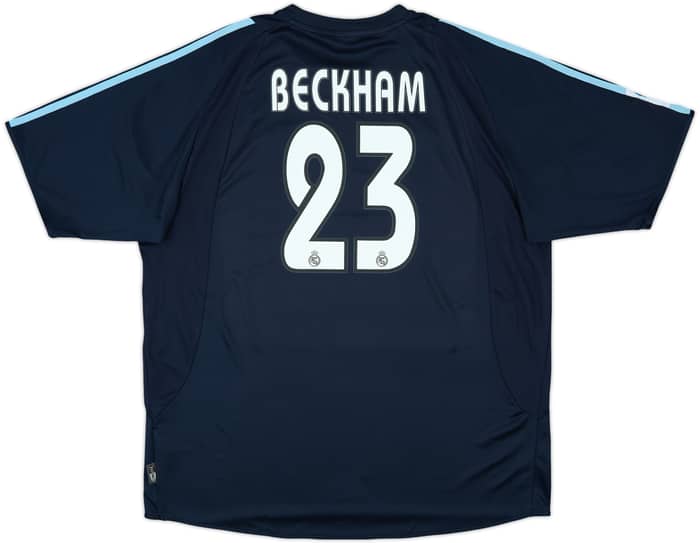 2003-04 Real Madrid Away Shirt Beckham #23 (XL)