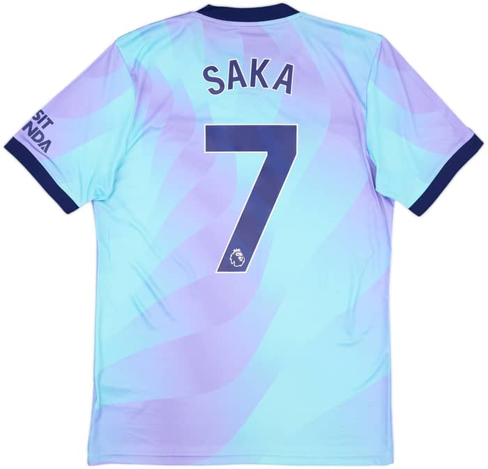 2024-25 Arsenal Third Shirt Saka #7 - 8/10 - (M)