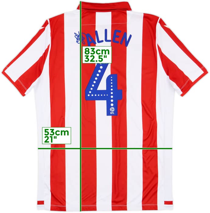 2019-20 Stoke City Home Shirt Allen #4 - 8/10 - (XXL)