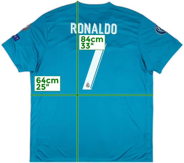 2017-18 Real Madrid Third Shirt Ronaldo #7 - 10/10 - (XXL)