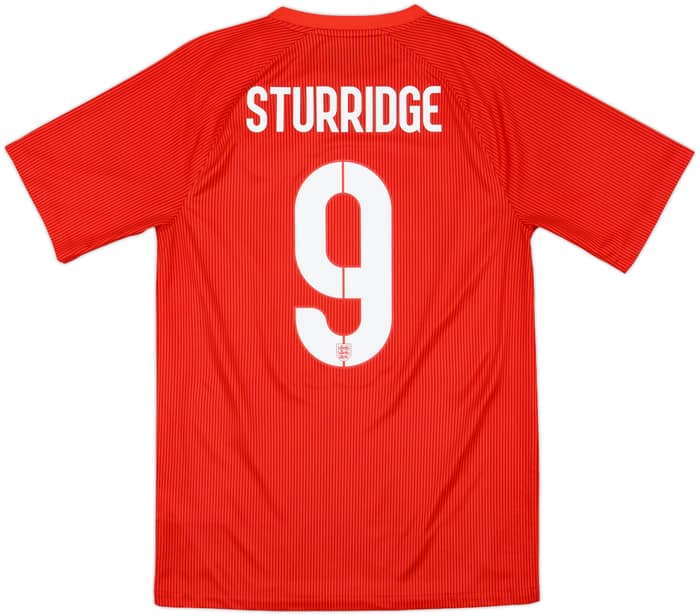 2014-15 England Away Shirt Sturridge #9 - 10/10 - (S)