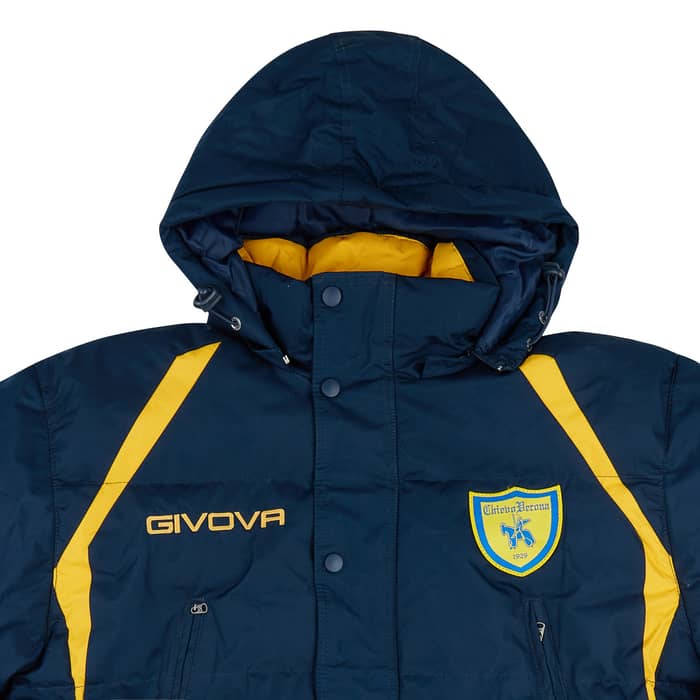 2012-13 Chievo Verona Givova Hooded Padded Jacket - 7/10 - (L)