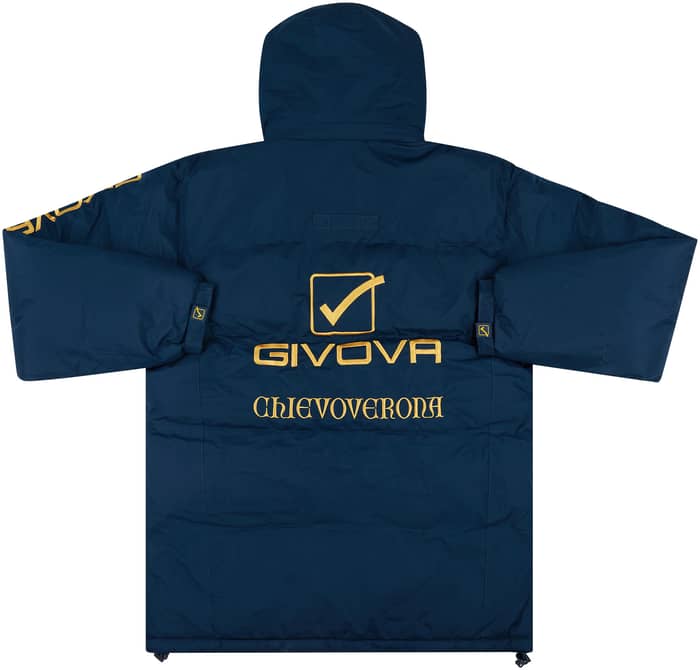 2012-13 Chievo Verona Givova Hooded Padded Jacket - 7/10 - (L)
