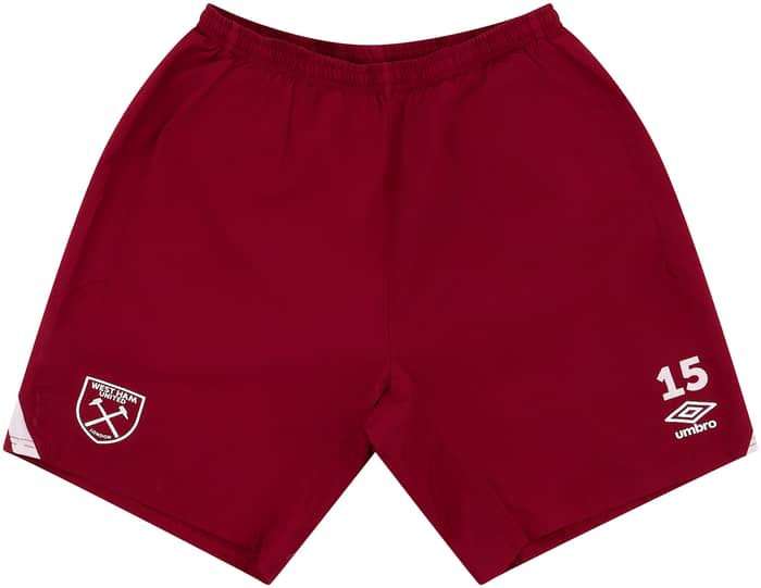 2019-20 West Ham Player Issue Training Shorts # (Very Good)