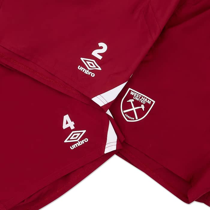 2019-20 West Ham Player Issue Training Shorts # (Very Good)