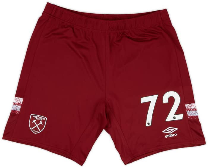 2022-23 West Ham Player Issue Home Shorts #
