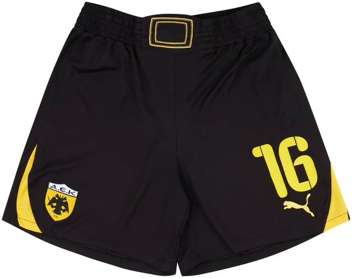 2011-12 AEK Athens Player Issue Away Shorts # - 4/10