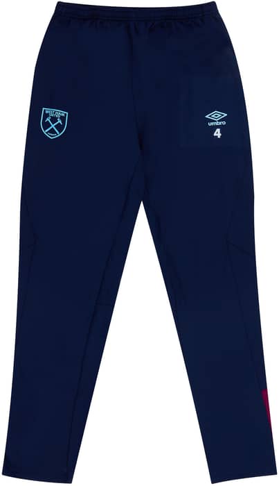 2020-21 West Ham Player Issue Training Pants/Bottoms # (Good)