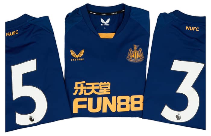 2022-23 Newcastle Match Worn Authentic Away Shirt # - Good - (L)