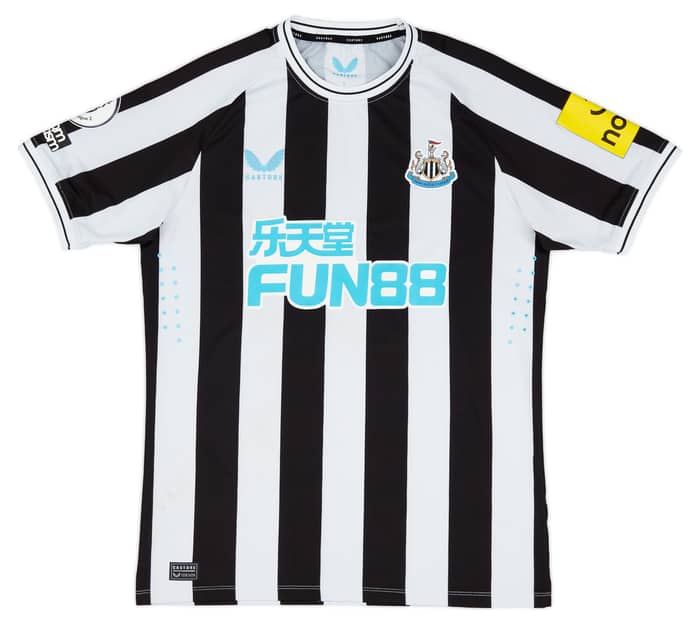 2022-23 Newcastle Match Worn Home Shirt # - Very Good - (M)