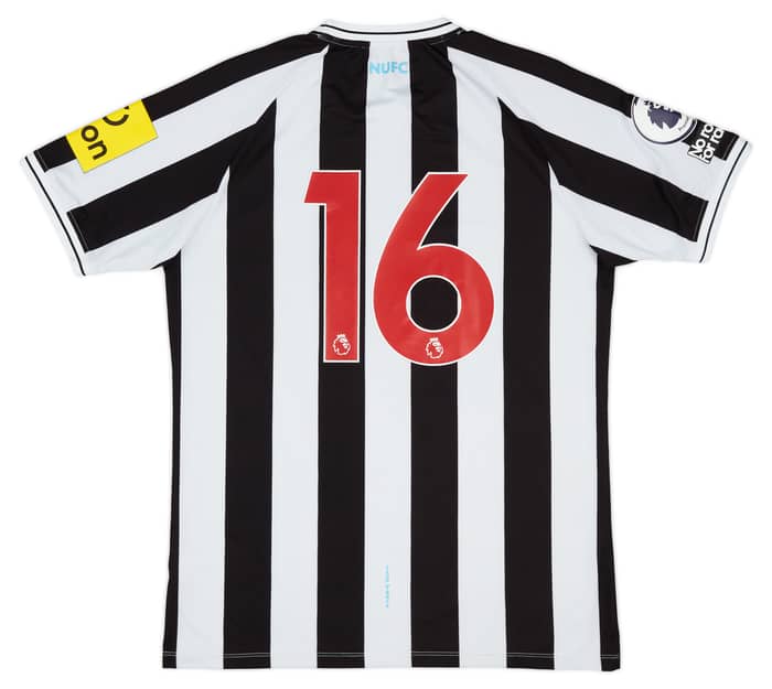2022-23 Newcastle Match Worn Home Shirt # - Very Good - (M)