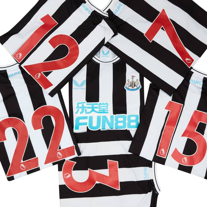 2022-23 Newcastle Match Worn Home Shirt # - Very Good - (M)