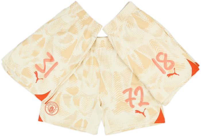 2024-25 Manchester City Player Issue GK Third Shorts # - As New - (XL)