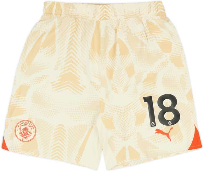 2024-25 Manchester City Player Issue GK Third Shorts # - As New - (L)