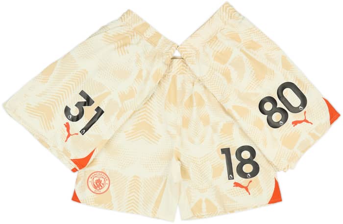 2024-25 Manchester City Player Issue GK Third Shorts # - As New - (L)