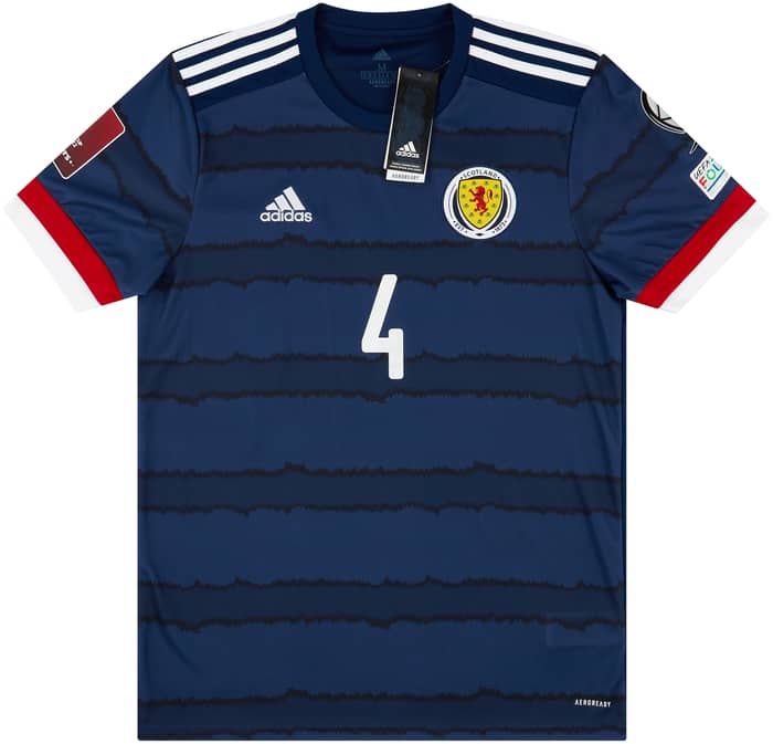 2020-21 Scotland Home Shirt McTominay #4 - NEW - (M)