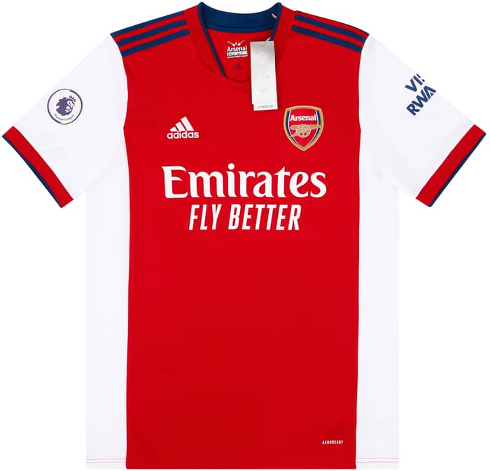 2021-22 Arsenal Home Shirt Aubameyang #14
