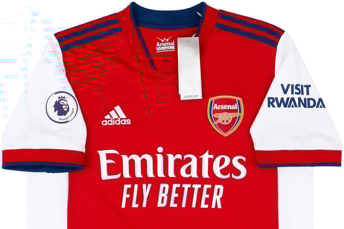 2021-22 Arsenal Home Shirt Aubameyang #14