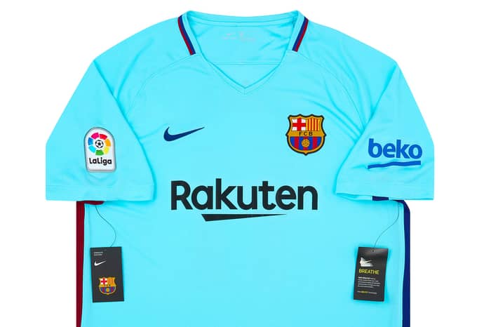 2017-18 Barcelona Away Shirt Neymar Jr #11