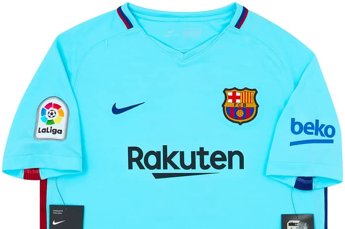 2017-18 Barcelona Away Shirt Dembele #11 (KIDS)